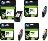 حزمة الحبر الأصلية المتعددة HP 903XL (T6M15AE، T6M11AE، T6M07AE، T6M03AE)