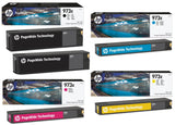 مجموعة حبر HP S-Tech متعددة الاستخدامات 973x BCMY(L0S07AE,F6T81AE,F6T82AE,F6T83AE)-