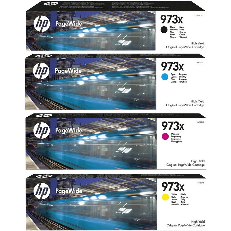 HP Ink S-Tech Multipack 973x BCMY(L0S07AE,F6T81AE,F6T82AE,F6T83AE)-