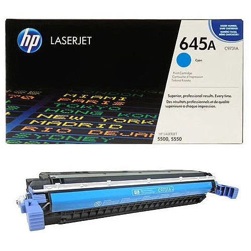 HP Toner Original Cyan 645A/C9731A / LJ-5500/5550