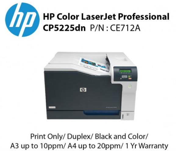 HP Printer Color LaserJet CP5225DN/CE712A#B13 A3