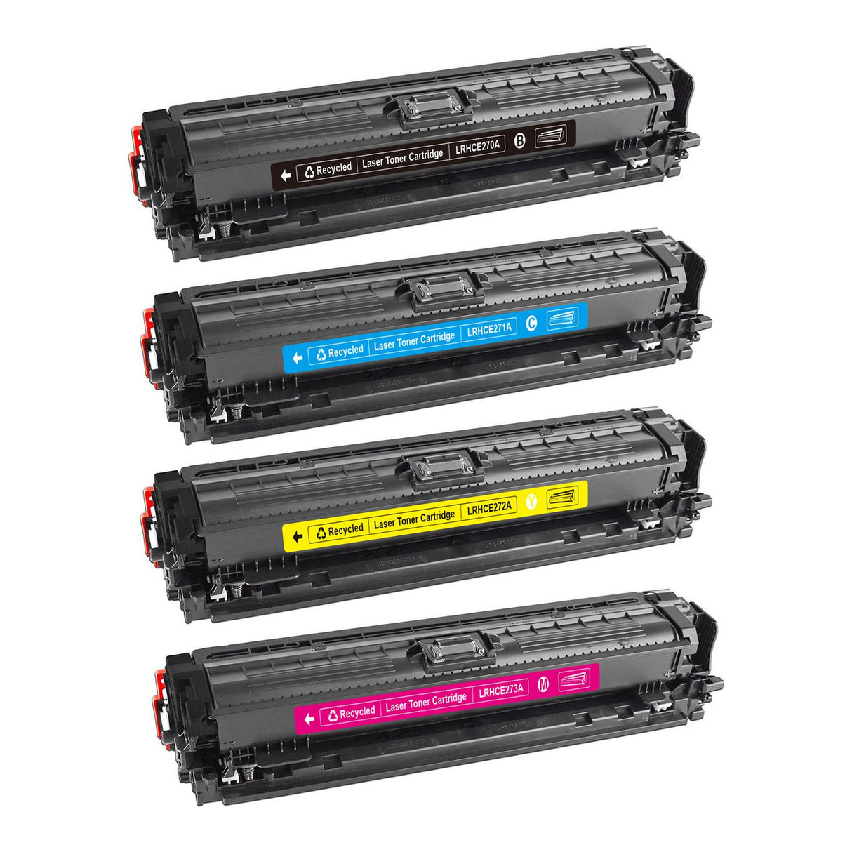 مجموعة حبر HP S-Tech متعددة الاستخدامات 650A (CE270A CE271A CE272A CE273A) M750dn/CP5525dn/CP5525n