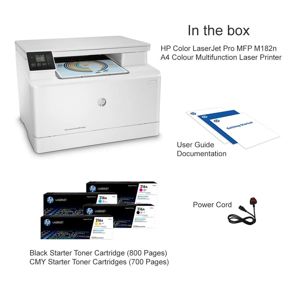 HP PRINTER LASER MFP M182N COLOR