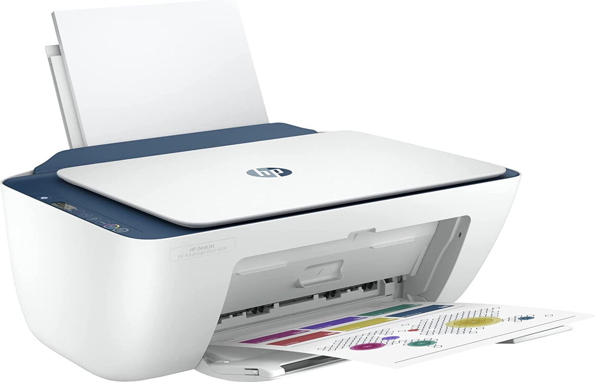 HP DeskJet Ink Advantage Ultra 4828/25R76A All-in-One Printer Wireless, Print, Scan, Copy, Print White/Blue