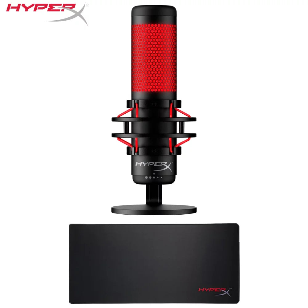 HyperX Quad Cast Microphone for Gaming Black 4P5P6AA