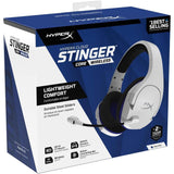 HyperX Cloud Stinger Core PS 5 & 4 Gaming Headset Wireless USB (Charging) Microphone White 4P5J1AA