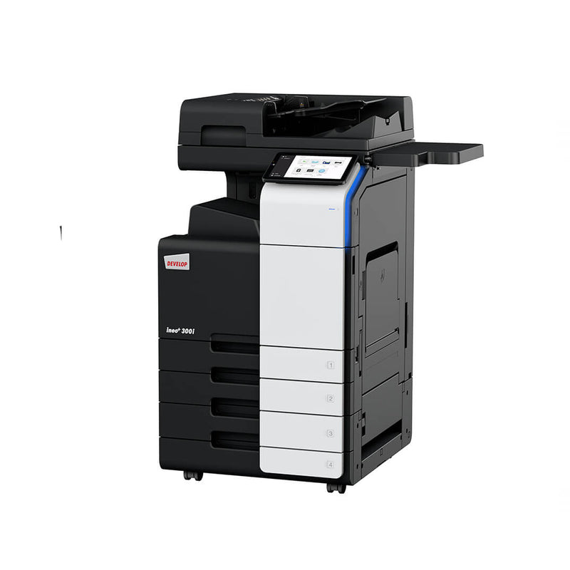 Develop Copier Color Konica Model INEO+300i with Print/Scan/NIC/HDD/Duplex/Drum/Developers 220V/60HZ