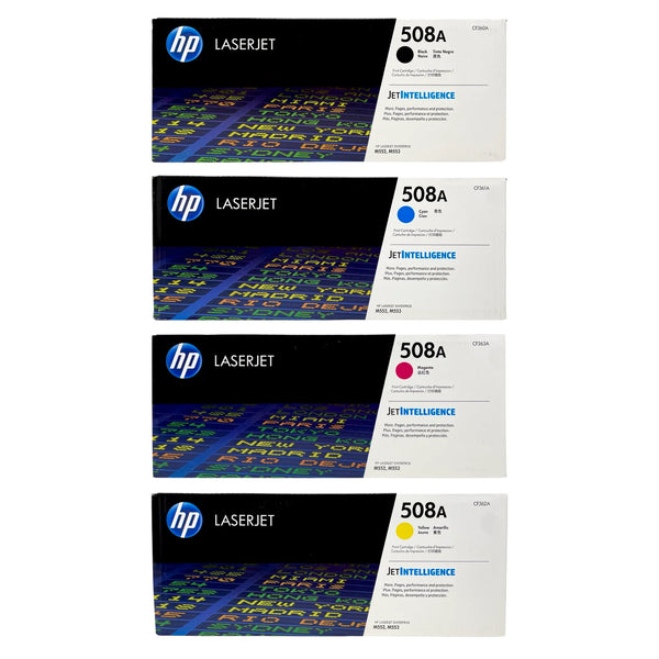 HP Toner Original Multipack 508A (CF360A CF361A CF362A CF363A) M553