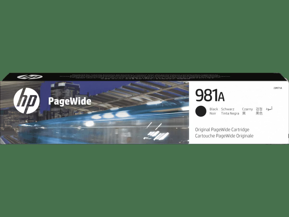 حبر HP الأصلي باللون الأسود 981A/J3M71A لطابعات PAGEWIDE ENTERPRISE 556/5