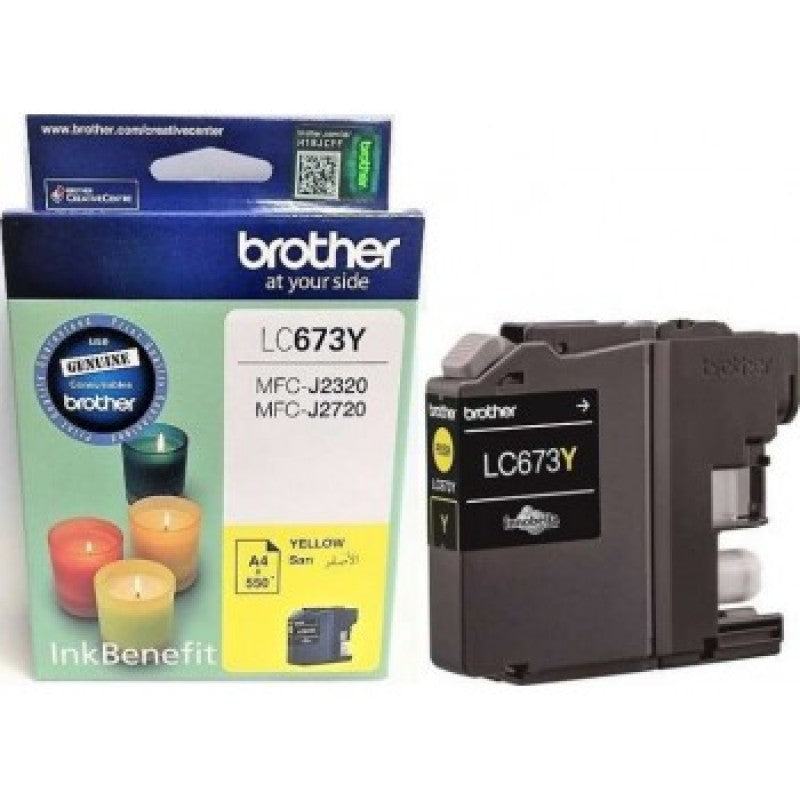 Brother Ink Original Yellow LC-673