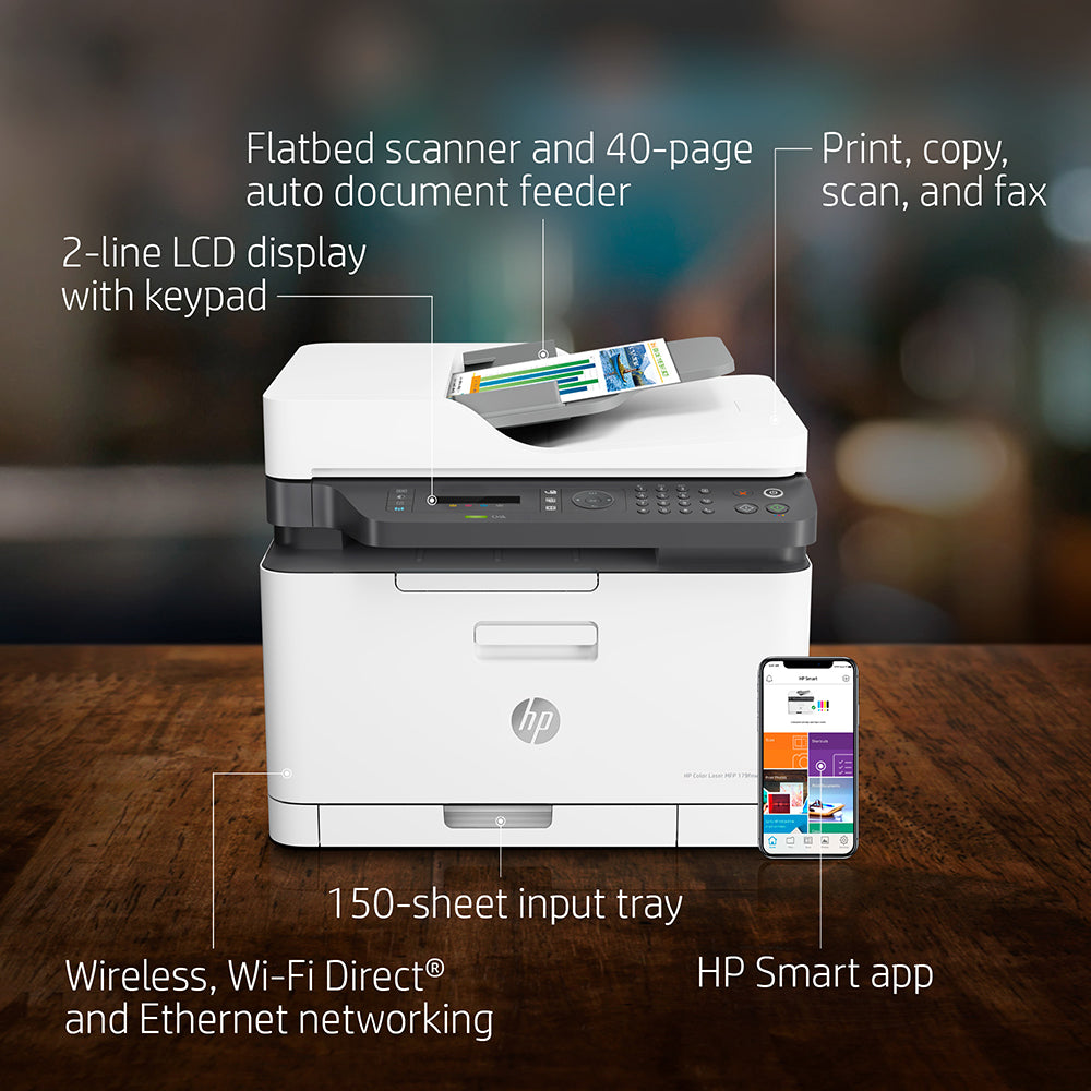 HP Printer Color Laser MFP 179FNW / 4ZB97A