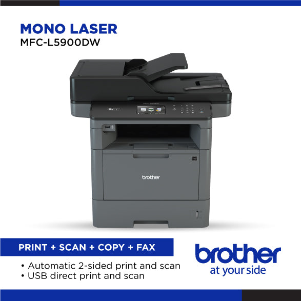 Brother Printer MFC-L5900DW 40 PPM 4 in 1 TN-3417 TN-3437 TN-3467 DR-3405