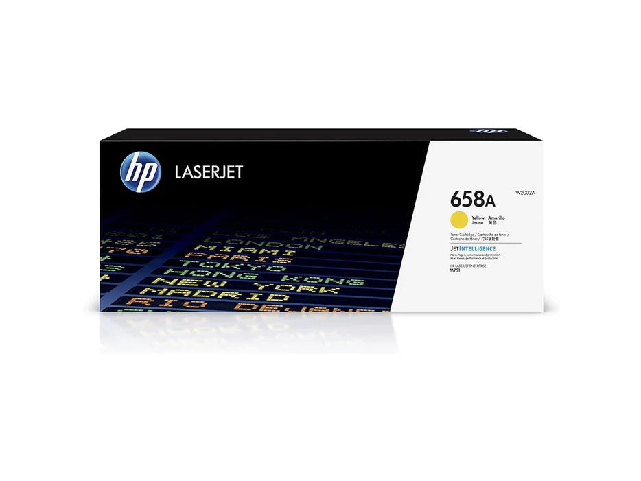 حبر HP الأصلي باللون الأصفر 658A/W2002A LASER JET/M751