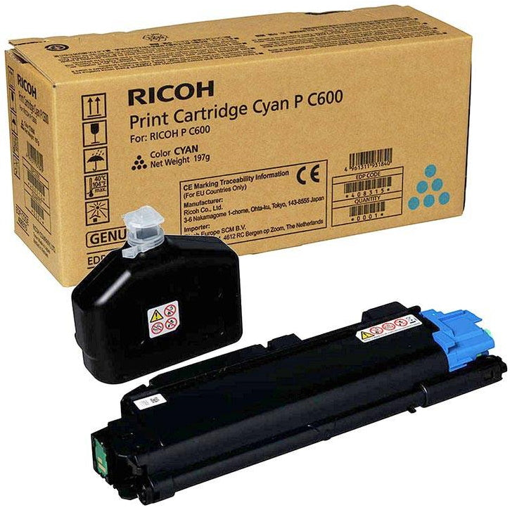 Ricoh Toner Cyan P C600 408311