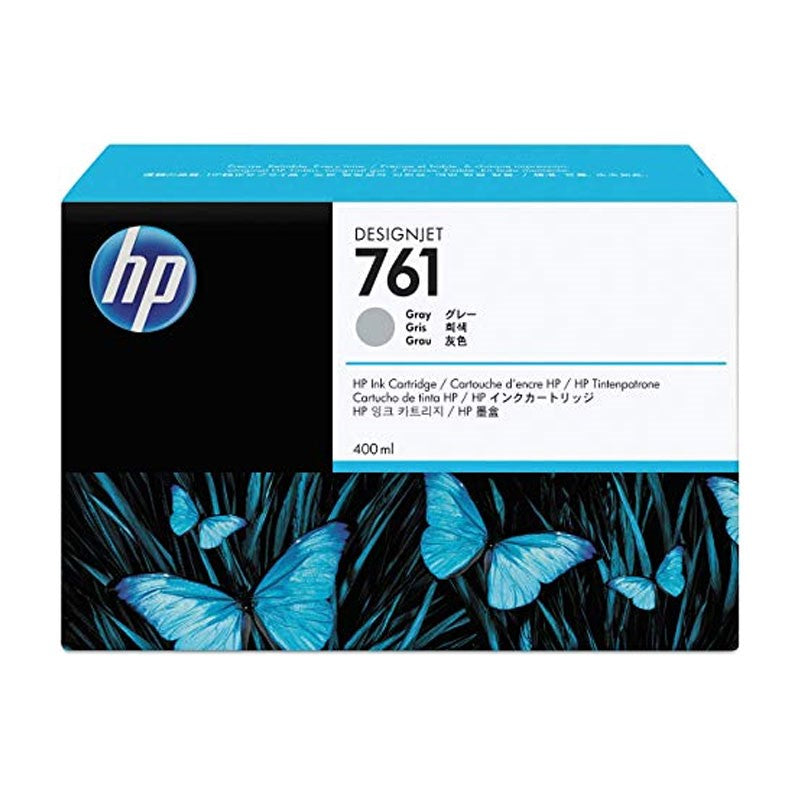 HP Plotter Ink Original Gray 400ML 761 / CM995A / T7100