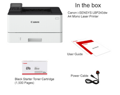 Canon Printer i-SENSYS LBP243dw A4 Mono, 36 ppm (A4) Cartridge 070