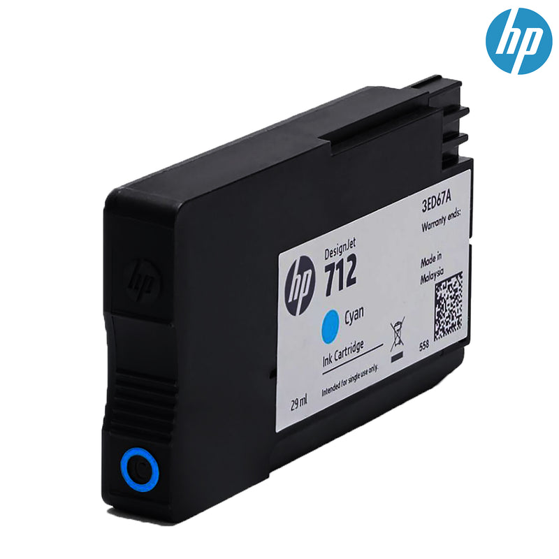 HP Ink Original Cyan 712/3ED67A DJ 29ML