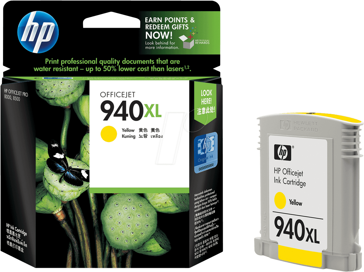 HP Ink Original Yellow 940XL/C4909A