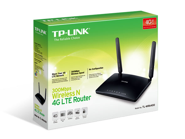 TP-Link TL-MR6400 300Mbps Wireless N 4G LTE Router