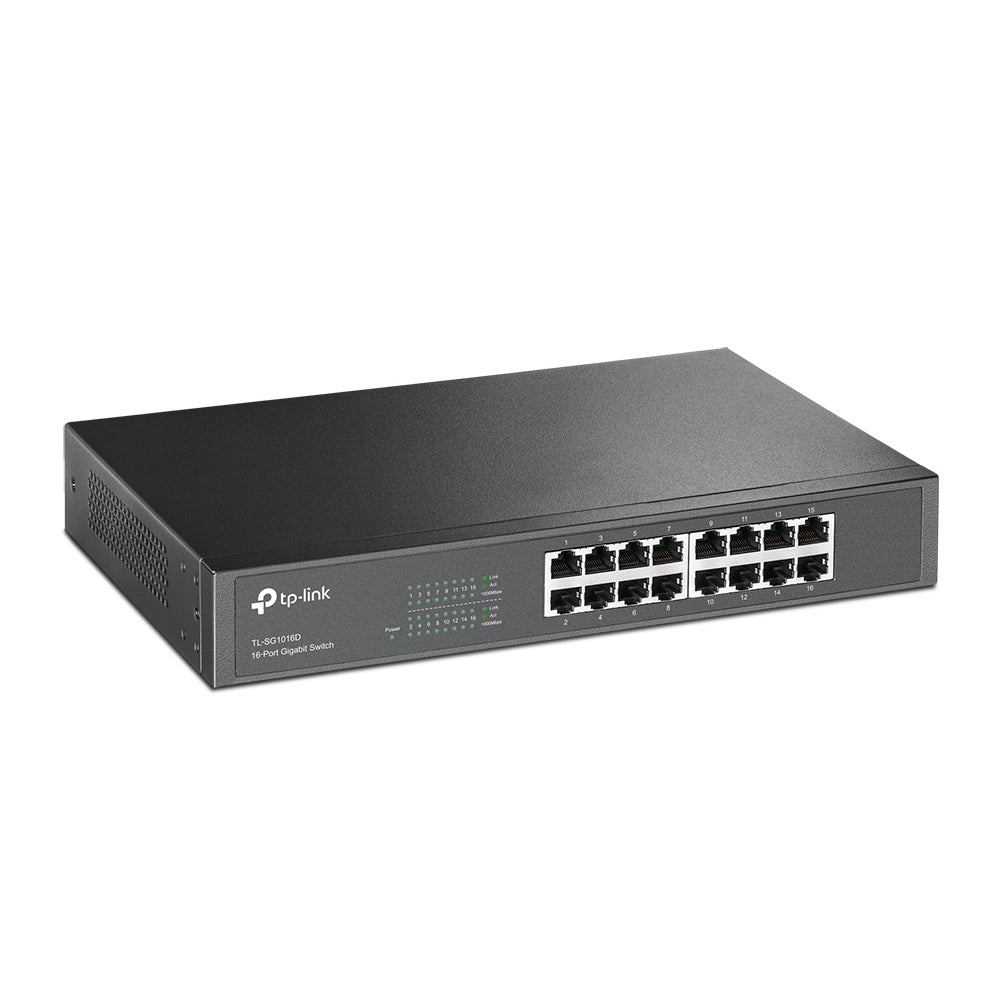 TP-Link TL-SG1016PE 16-Port Gigabit Easy Smart Switch with 8-Port PoE+