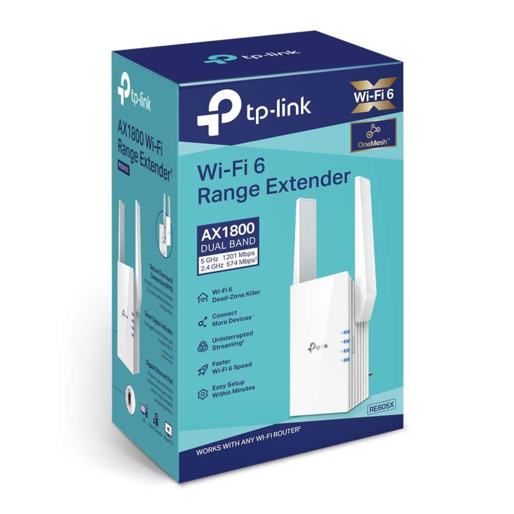 TP-Link RE605X AX1800 Wi-Fi 6 Range Extender