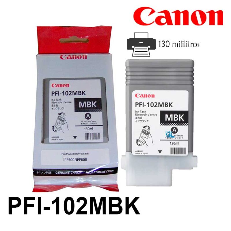 Canon Ink Original Matte Black PFI-102 IPF500/750/765