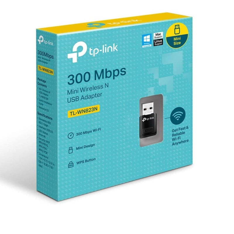 TP-LINK 300 Mbps Mini Wireless N USB Adapter