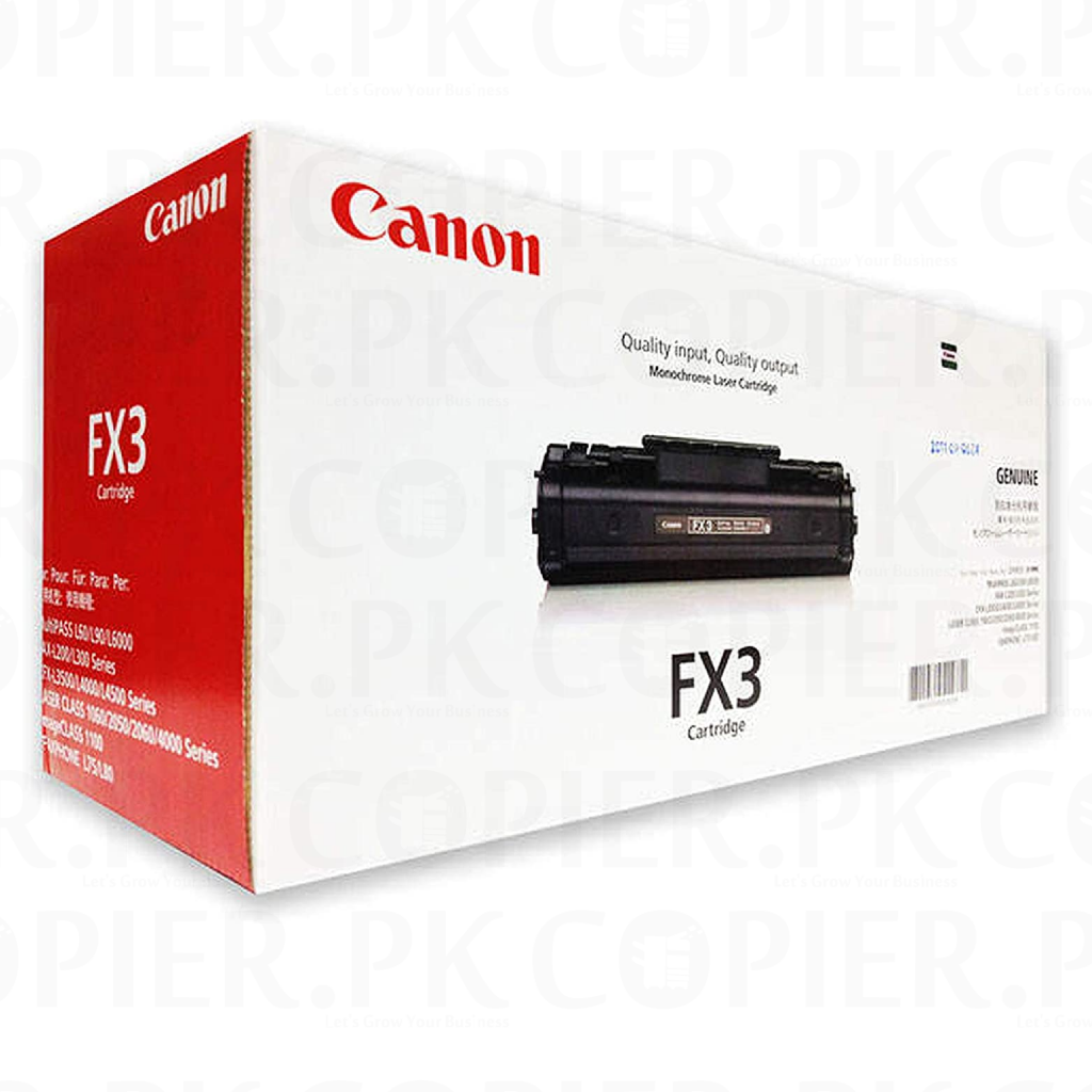 Canon Toner Original Black FX-3 L60/L90/L6000/CFX L3500/L4000/L4500 SERIES/L-1060/2050/2060/4000