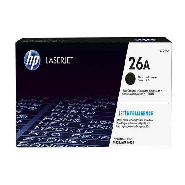 HP Toner Original Black 26A/CF226X/CF226A LASER JET/9K