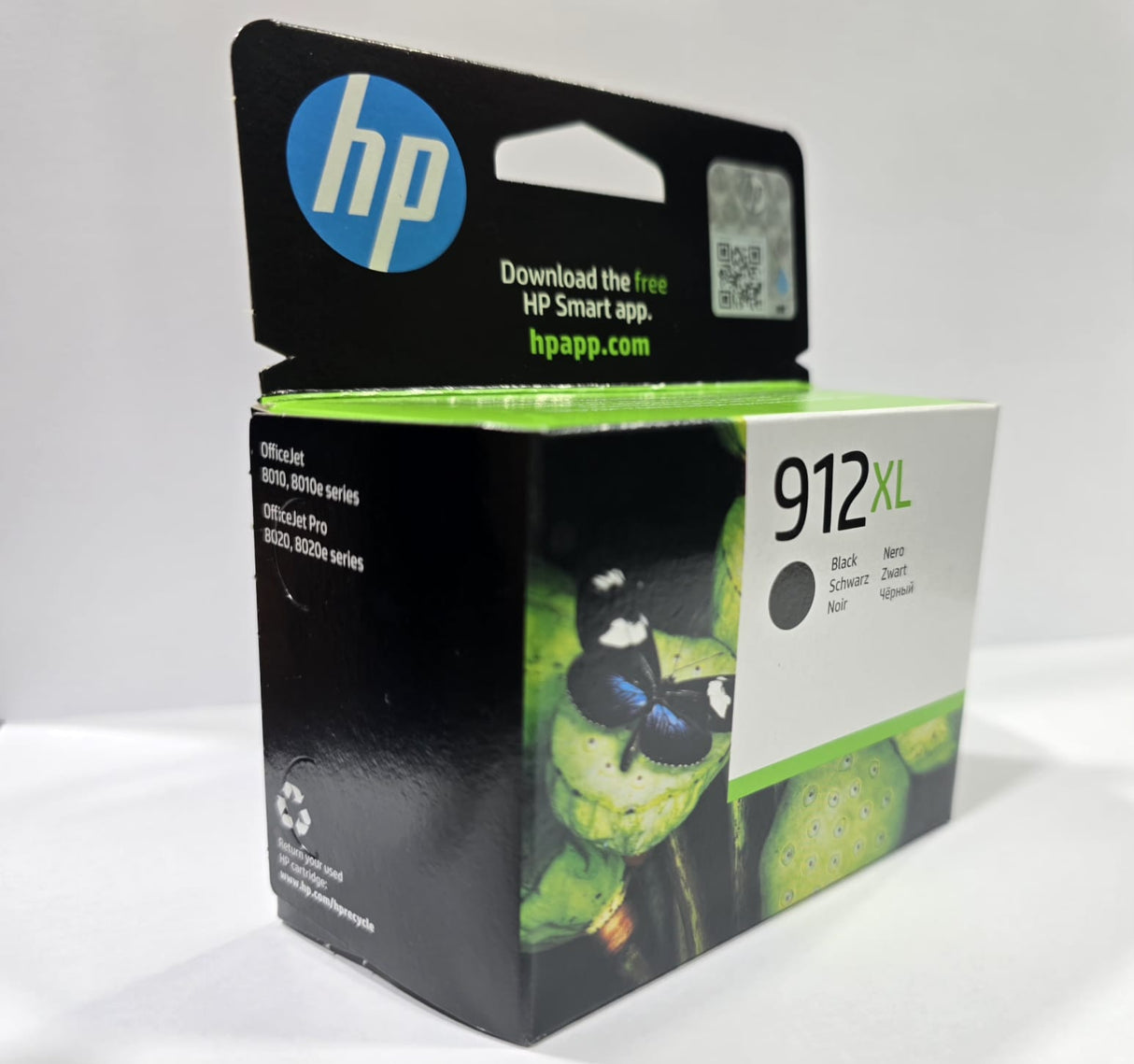 حبر HP الأصلي باللون الأسود 912XL 3YL84AE لطابعات OFFICE JET 8010