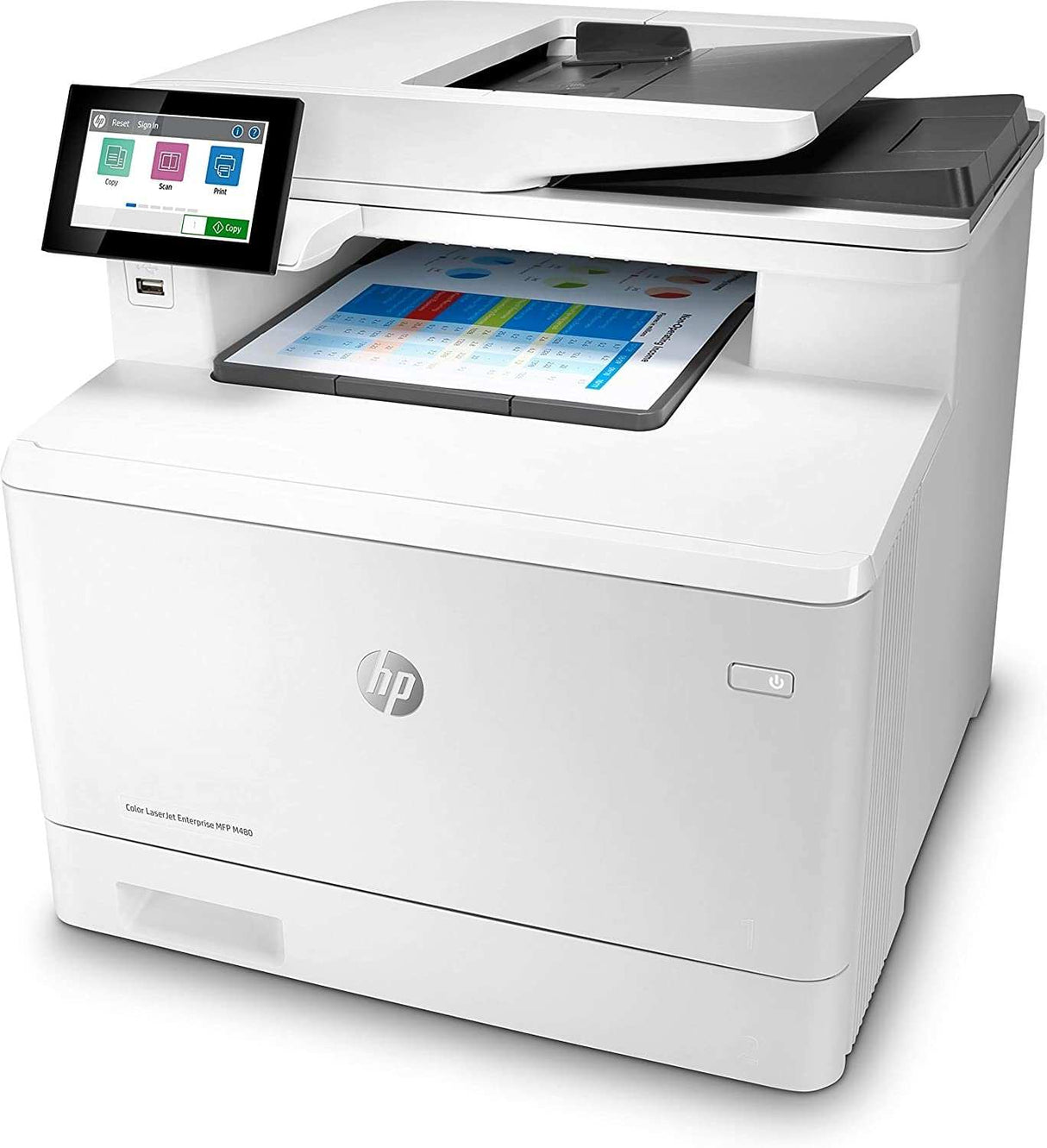 طابعة HP Color LaserJet Enterprise MFP M480f