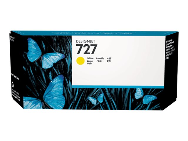 حبر أصلي أصفر HP 727/B3P21A للطابعات الراسمة سعة 130 مل