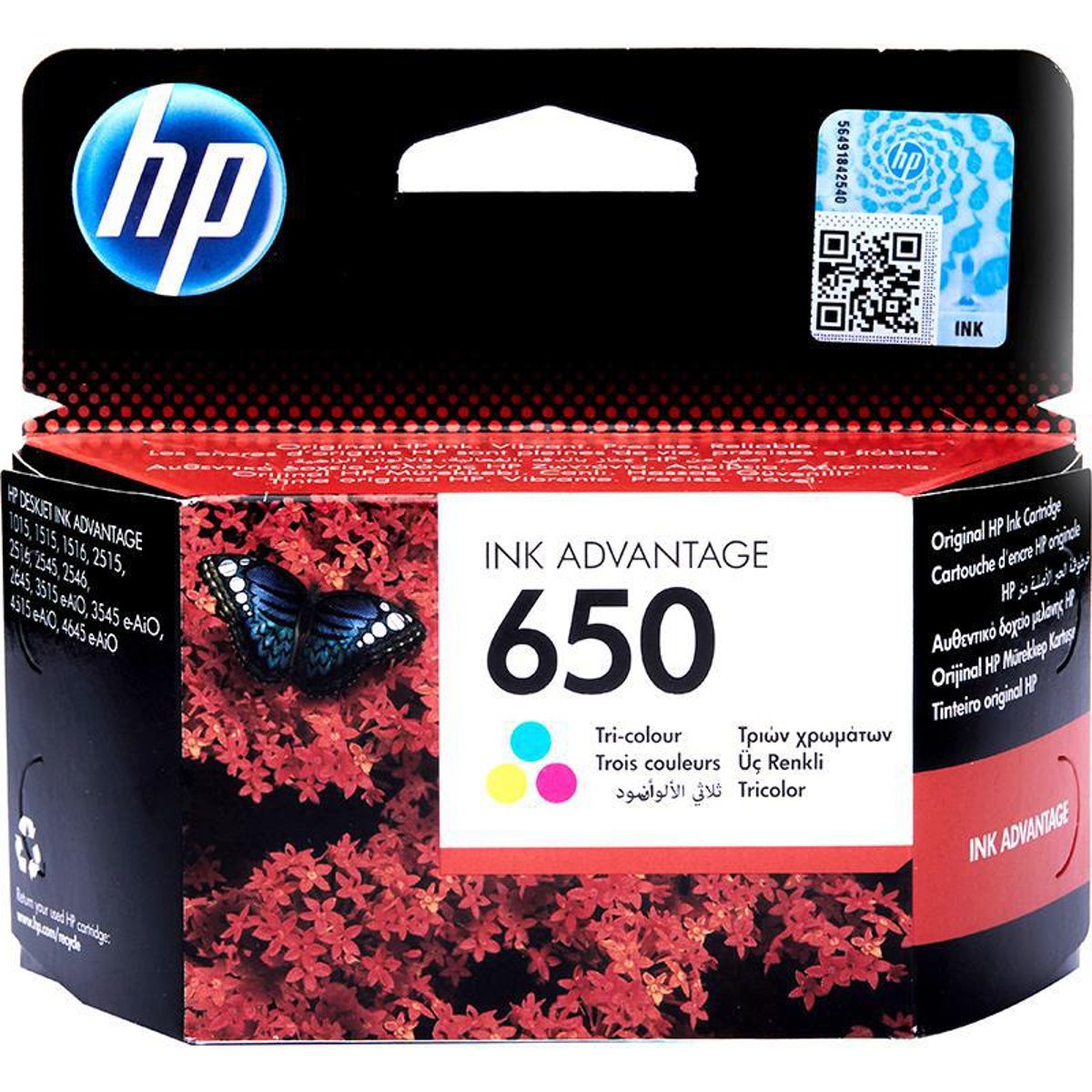 HP Ink Original Color 650/CZ102A DESKJET 3545