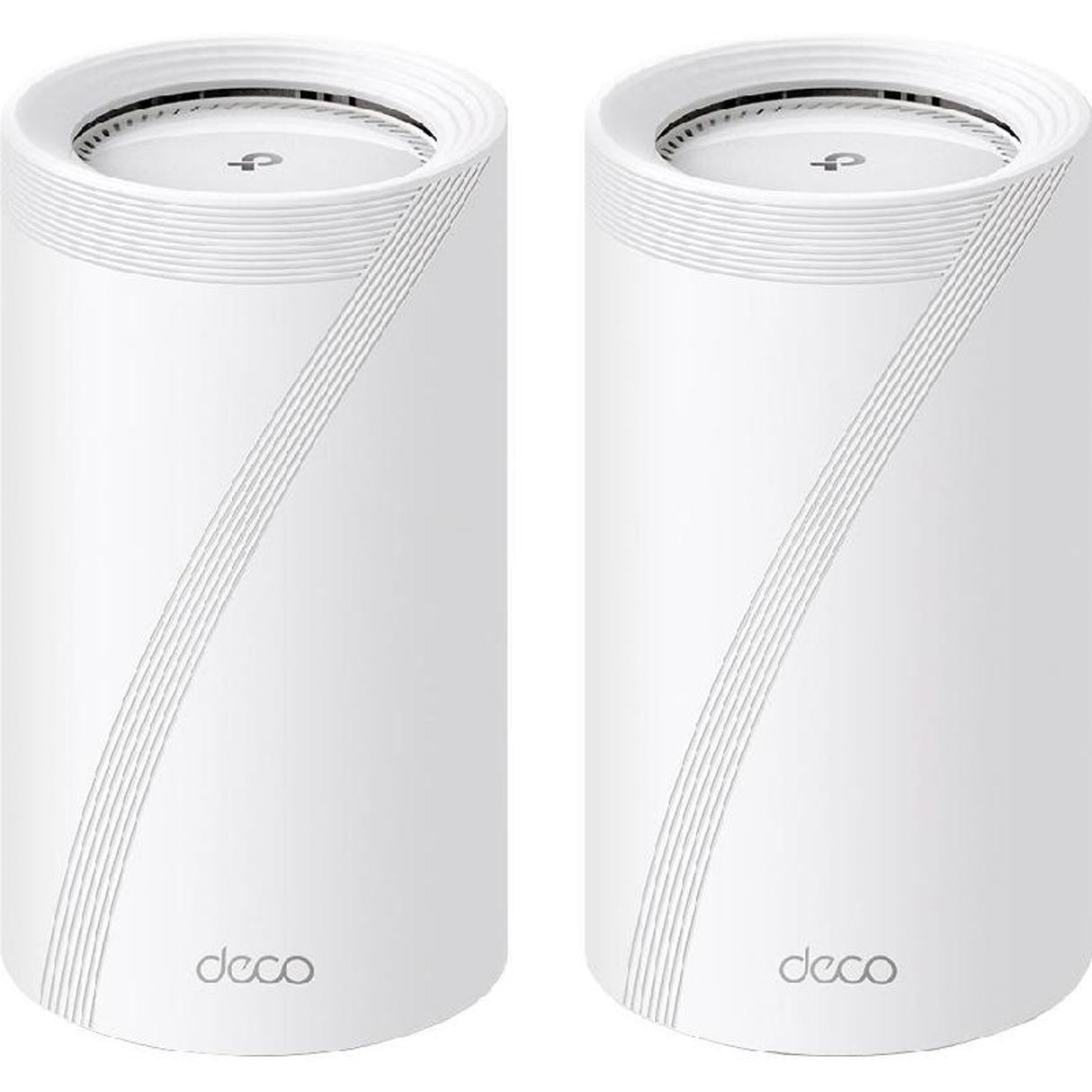 نظام TP-Link Deco BE85 (عبوة من قطعتين) BE19000 لشبكة Wi-Fi 7 المنزلية بالكامل (ثلاثي النطاق)