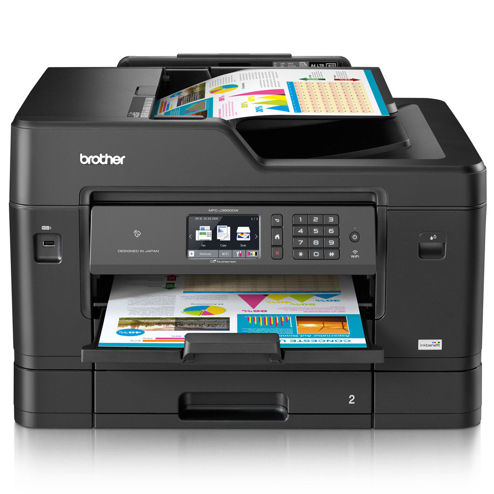 Brother Printer MFC-J3930DW-A3/A4 Color Multifunction Inkjet