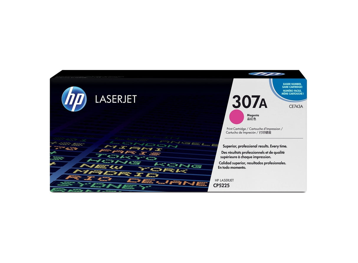 حبر HP الأصلي 307A/CE743A أرجواني LJ-5225