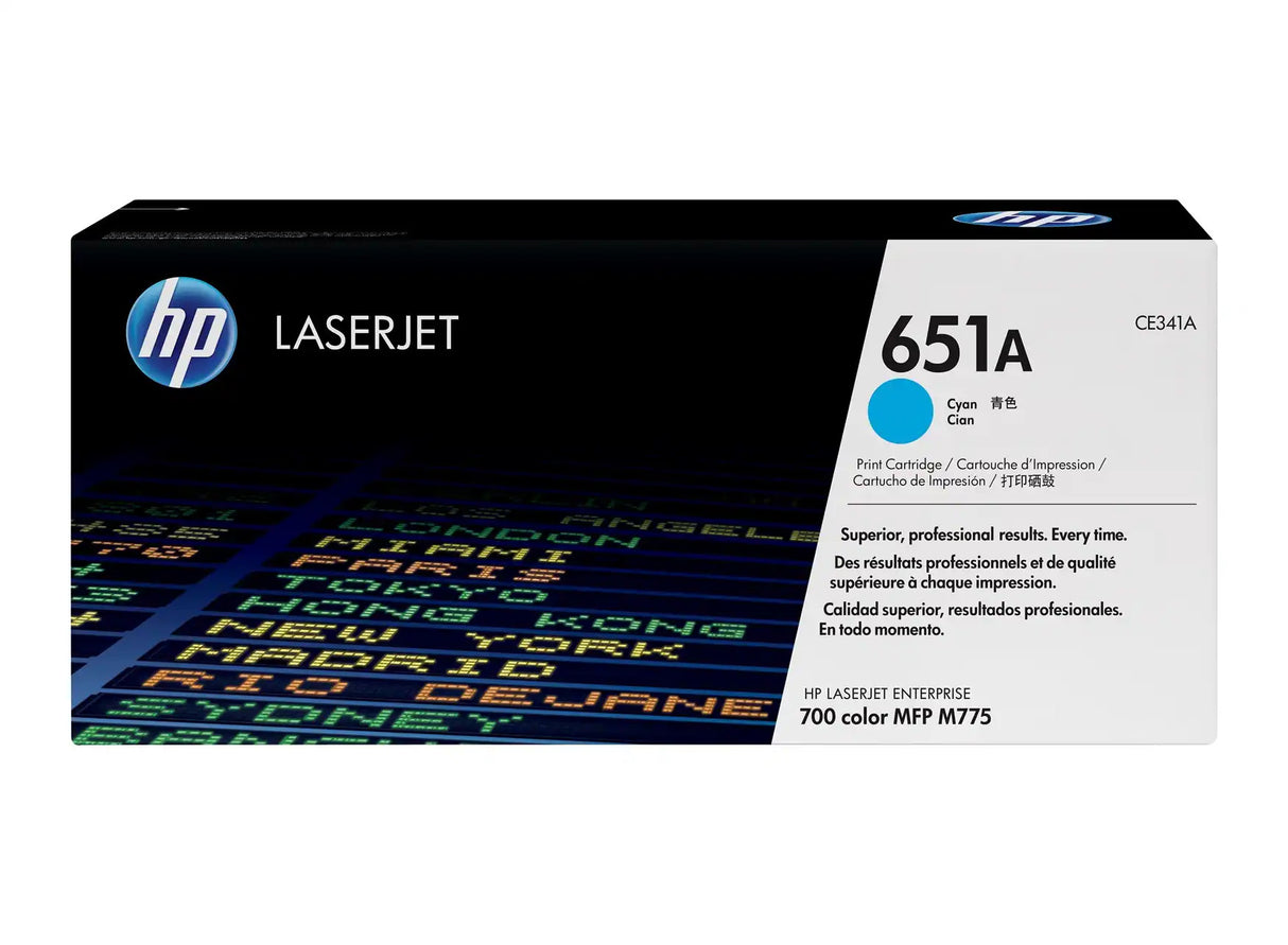 HP Toner Original Cyan 651A / CE341A 700 / M775