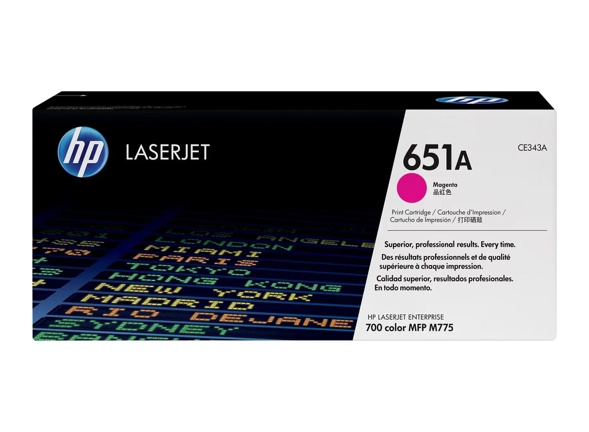 HP Toner Original Magenta 651A / CE343A 700/M775