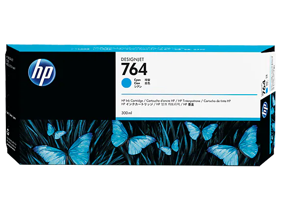 حبر أصلي HP سيان 764/C1Q13A T3500/DESIGN JET