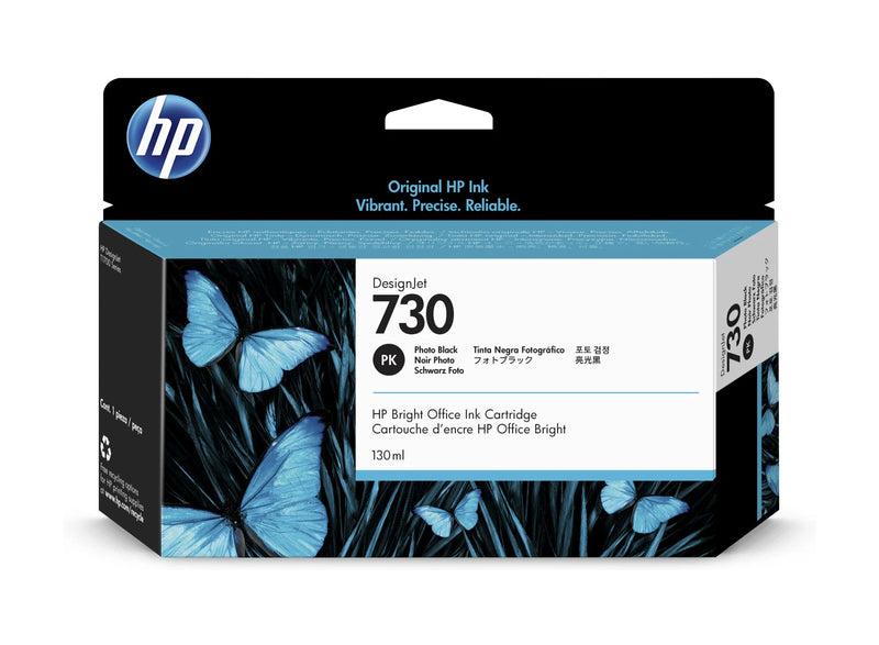 HP Ink Original Photo Black 730/P2V67A PLOTTER/T1700 130ML