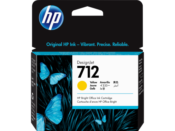 HP Ink Original Yellow 712/3ED69A DJ 29ML