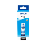 Epson Original Ink Cyan 115 C13T07D24A 70ml EcoTank L8160/L8180