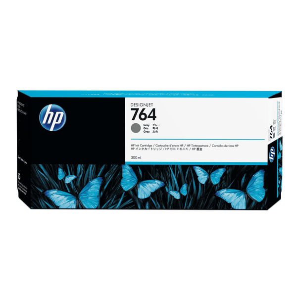 HP Ink Original Gray 764/C1Q18A 300ML DESIGN JET