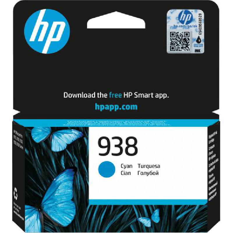 HP Ink Original 938/4S6X5PE Cyan Cartridge