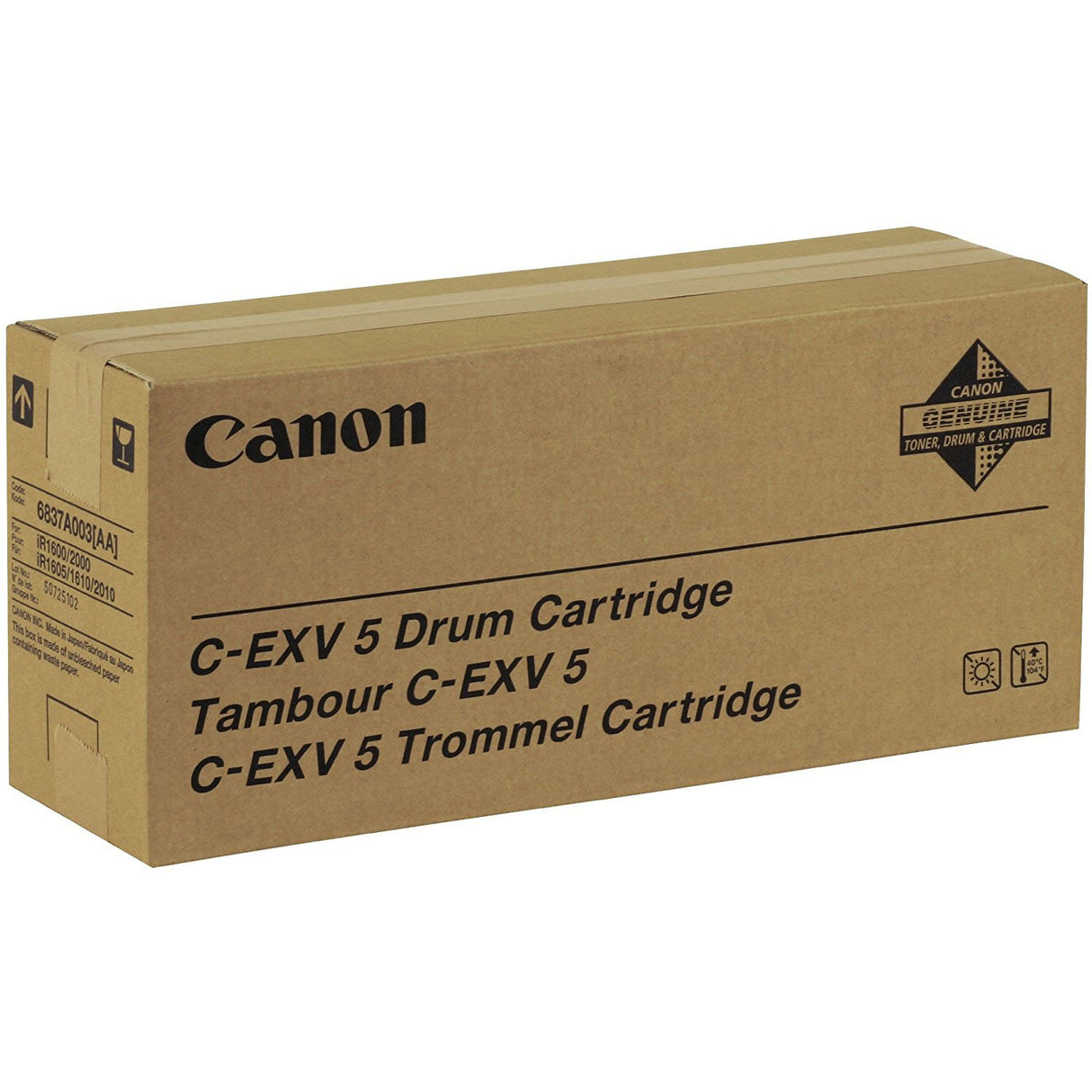 وحدة الطبول CET من Canon باللون الأسود GPR-8/C-EXV-5 IR-1600/2000