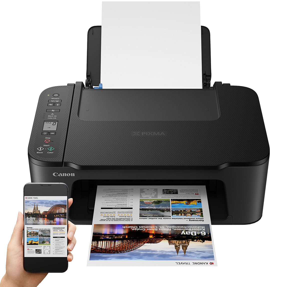 Canon Printer Inkjet PIXMA TS-5340 Wi-Fi, Print, Copy, Scan, Cloud