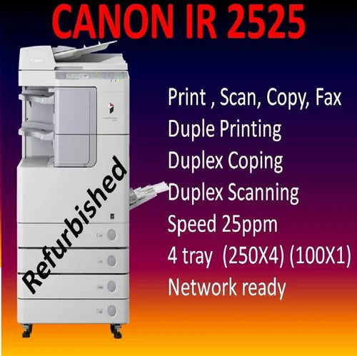 Canon Copier Used Machine IR-2525N 25PPM/PRINTER/SCANER/COPY/NETWORK