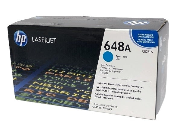 HP Toner Original Cyan 648A/CE261A CP4025