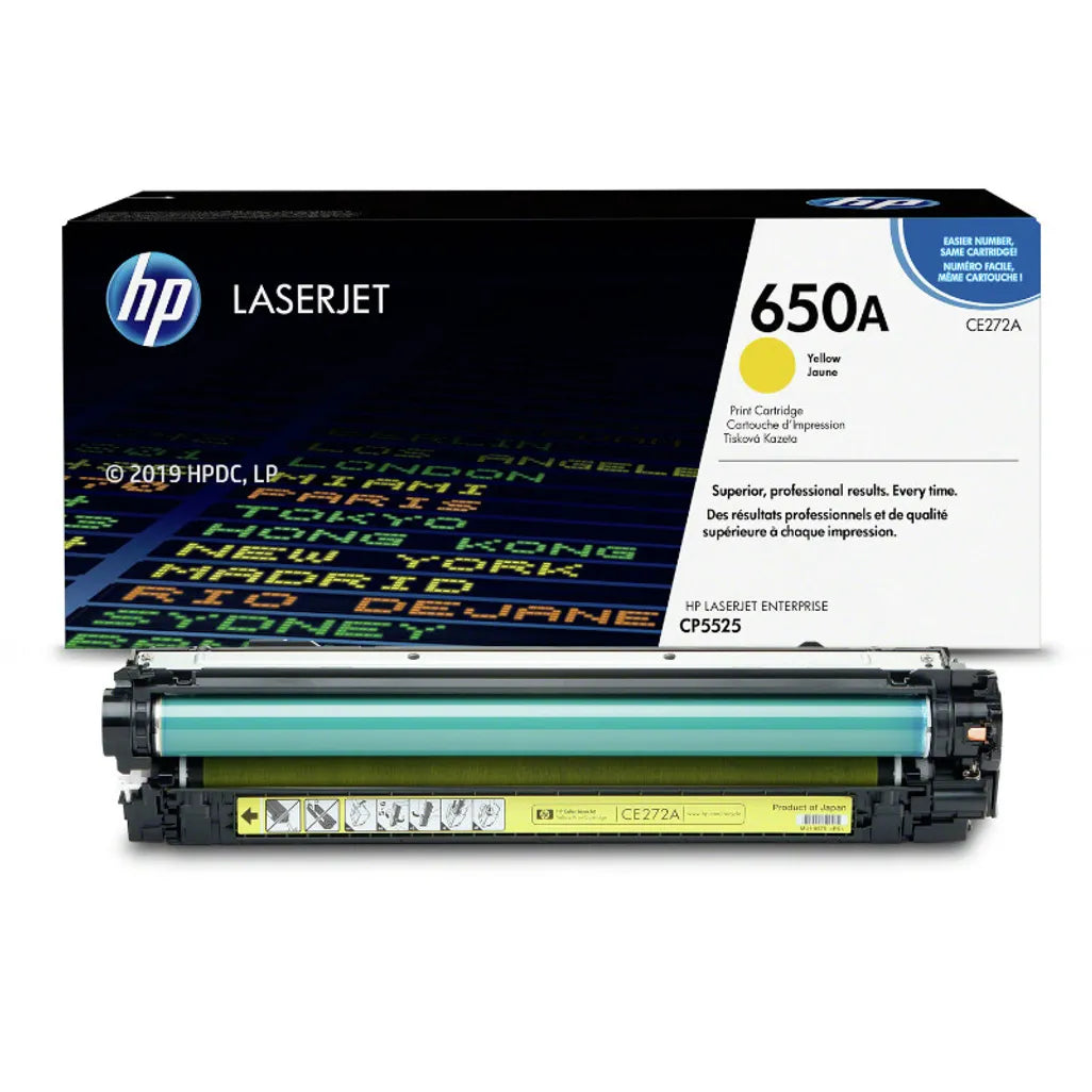 HP Toner Original Yellow 650AH/CE272AH