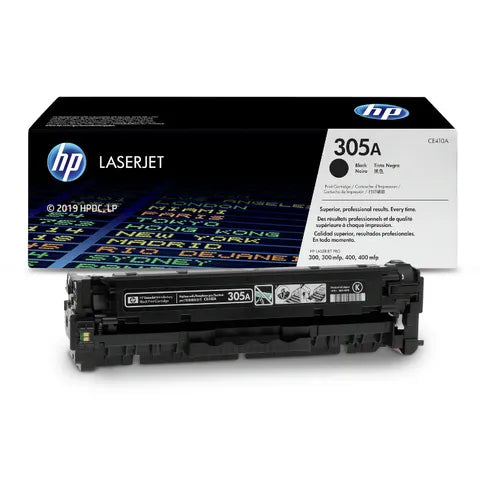 حبر HP الأصلي باللون الأسود 305A/CE410A PRO-300/400/M451/M475